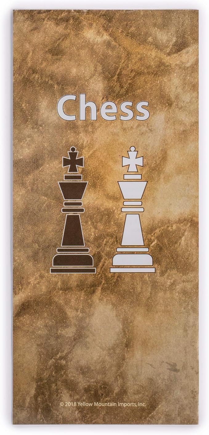 2 in 1 Travel Magnetic Chess and Checkers - 12.5"