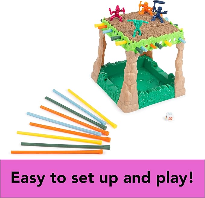 Spin Master Games Sink N’ Sand, Quicksand Kids Board Game with Kinetic Sand for Sensory Fun and Learning – Easy Toy Gift Idea, for Preschoolers and Kids Ages 4 and up