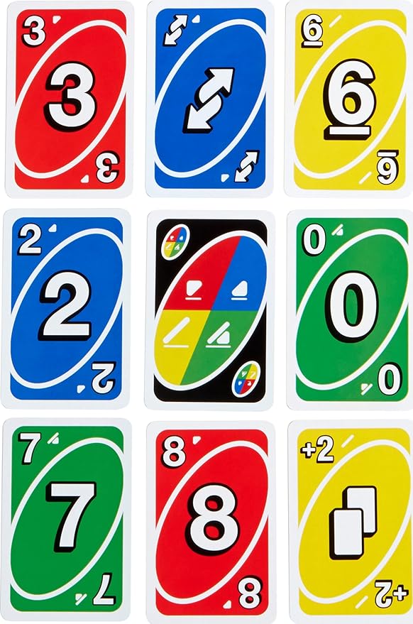 Mattel Games UNO Card Game ColorADD for Colorblind & Color Sighted Players, Travel Game in Storage Tin for 2 to 10 Players