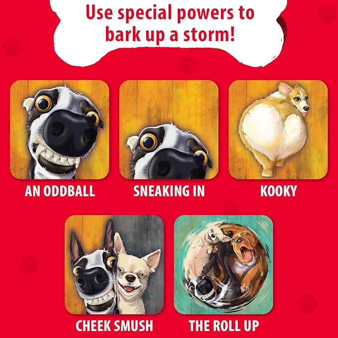 Hilarious Card Game with Crazy Dogs, Travel & Family Friendly Party Game for Kids, Teens & Adults, Tic Tac Toe with a Twist, Fast & Fun, Gifts for Board Game Lovers Ages 8, 9, 10 & Up