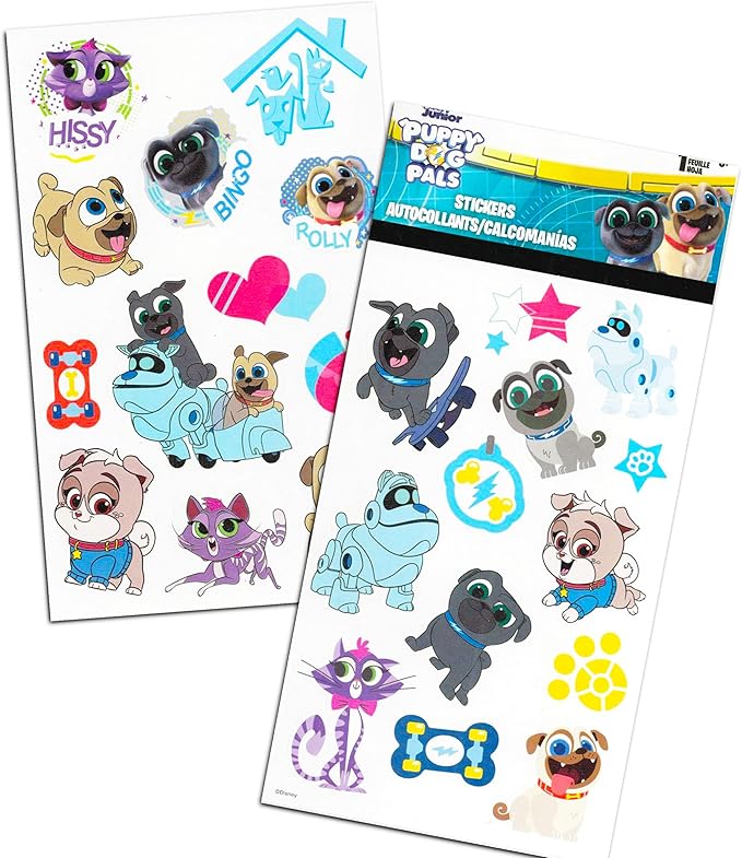 Disney Book Set for Toddlers ~ Pack of 12 Disney Board Books with Case and Stickers