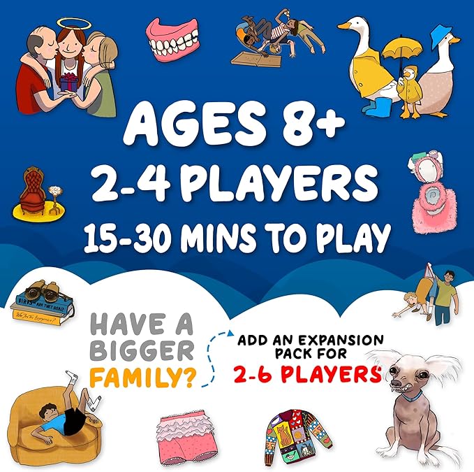 A Card Game of Inheritance - Fun and Clever Family Game for Adults, Teens, and Kids - Strategic Party Play for 2-4 Players