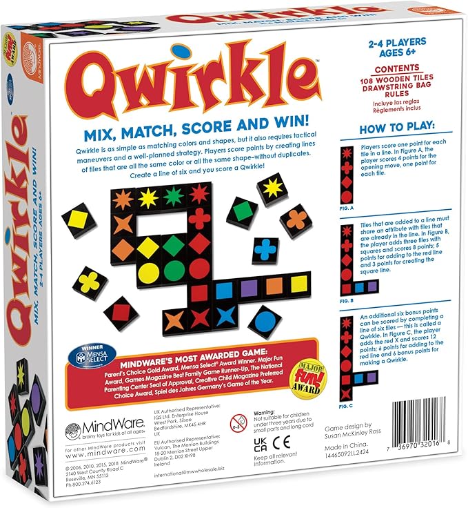 MindWare Qwirkle Board Game