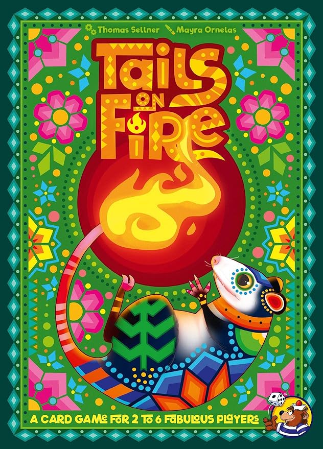 Tail on Fire | A Very Interactive Card Game for 2-6 Players in Which Chosing The Best 3 Cards for One Round Becomes an Exciting Dilemma | Ages 10+ |20 Mins HeidelBÄR Games