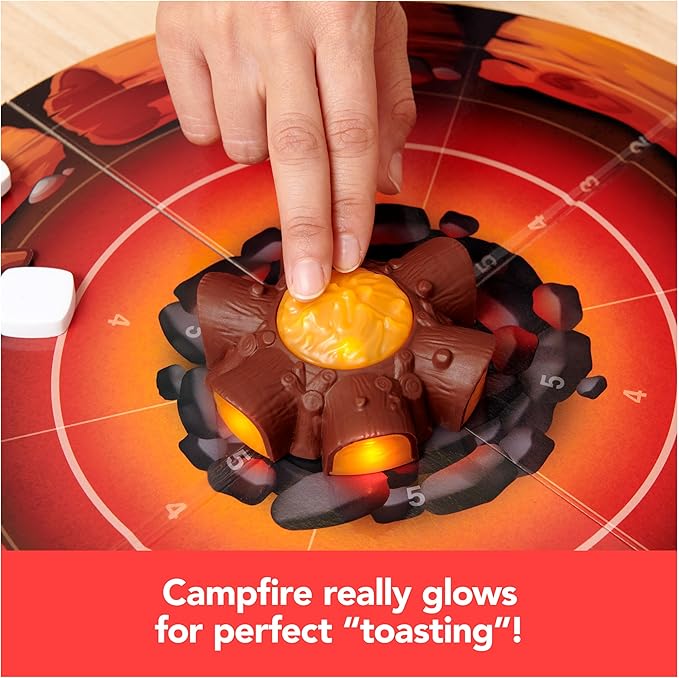 HERSHEY’S S’mores Perfectly Toasted Game by Spin Master Games, Kids Toys & Kids Games & Camping Games, Board Games for Family Night, for Kids Ages 6+