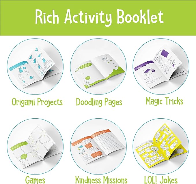 Open The Joy On The Go Box, Road Trip Travel Games Activity Box, Includes Card Games, Craft Kits, and Other 50+ Travel Activities for Kids and Family Ages 4+