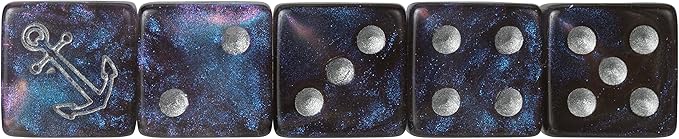 TDC Games Ship Captain Crew Dice Game, Great for Party Favors, Family and Travel Games, Dice Game for Adults