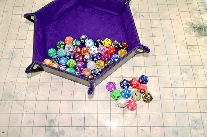 SmartDealsPro 50-Pack D12 12 Sided Dice Polyhedral Dice with Pouch for DND RPG MTG Table Game (D12, Mix Color)