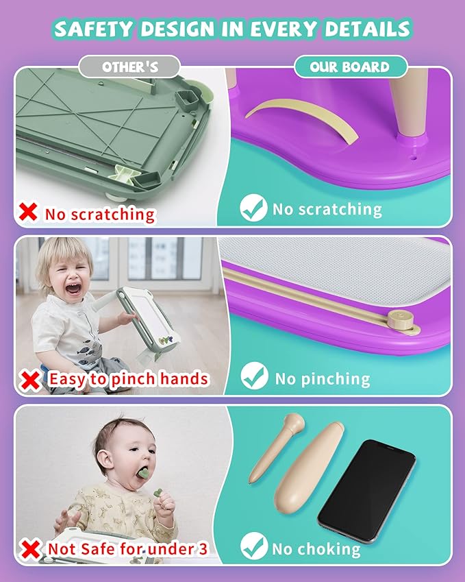 Doodle Board for Kids Ages 1-3, Magnetic Drawing Board for 1-3 Years Old Boys and Girls, Birthday for Kids