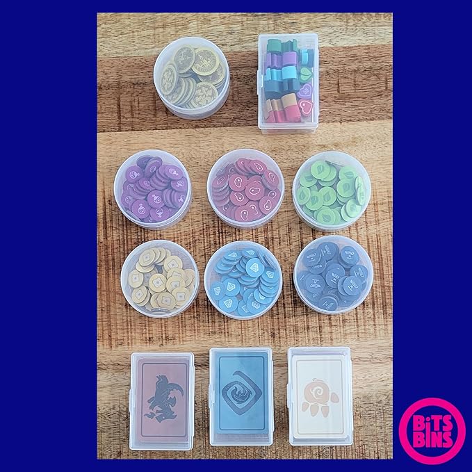 BitsBins Organizer for Flamecraft Base Game, Organizes Cards and Tokens Easily and Fits in Game Box, Board Game Accessories for Components of Flamecraft (Flamecraft)