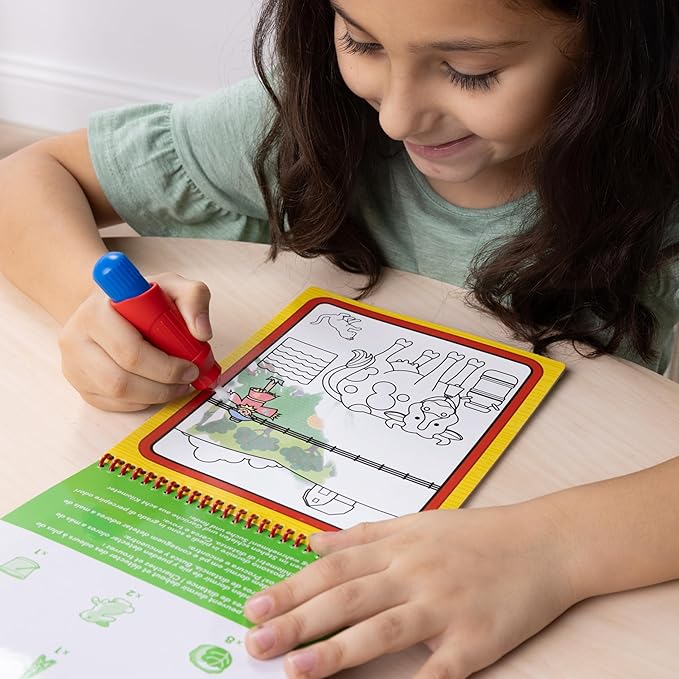 Melissa & Doug Water Wow! On The Farm - Stocking Stuffers, Children's Paint , Activity Books For Toddlers And Kids Ages 3+