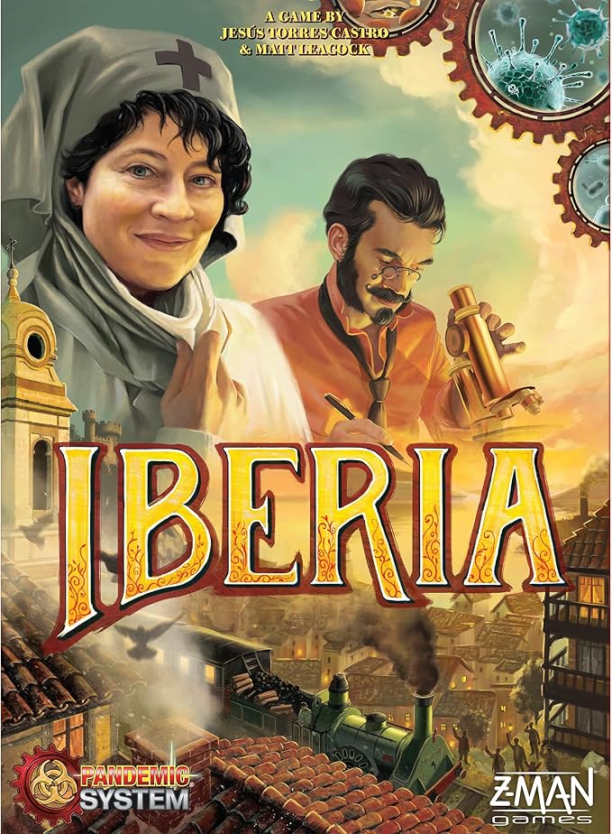 Pandemic: Iberia - Historic Disease-Fighting Board Game - Cooperative Strategy Game for Adults and Kids, Ages 8+, 2-5 Players, 45 Minute Playtime, Made by Z-Man Games
