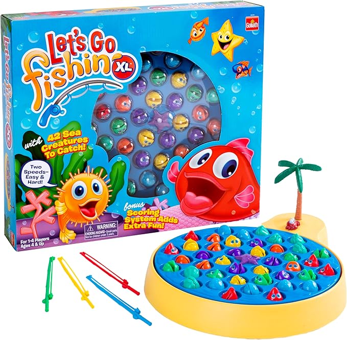Pressman Let's Go Fishin' XL: Deep Sea Edition, Multicolor, 5"