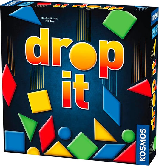 Thames & Kosmos Drop It | Super Fun Family Strategy Game | Parents' Choice Silver Award Winner, Multi-Color Small
