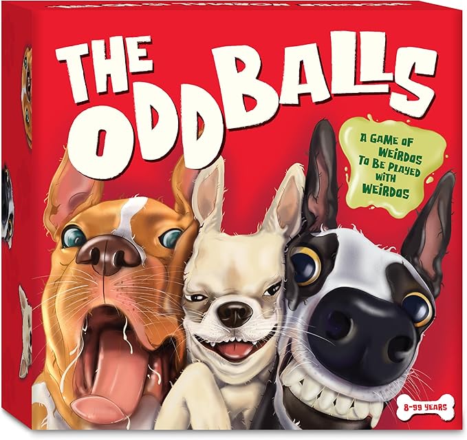 Hilarious Card Game with Crazy Dogs, Travel & Family Friendly Party Game for Kids, Teens & Adults, Tic Tac Toe with a Twist, Fast & Fun, Gifts for Board Game Lovers Ages 8, 9, 10 & Up