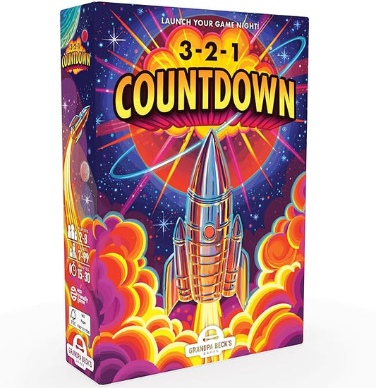 Grandpa Beck's Games 3-2-1 Countdown | Hand Elimination Card Game for Kids, Teens, Family & Adults | from The Creators of Cover Your Assets | 2-8 Players Ages 7+