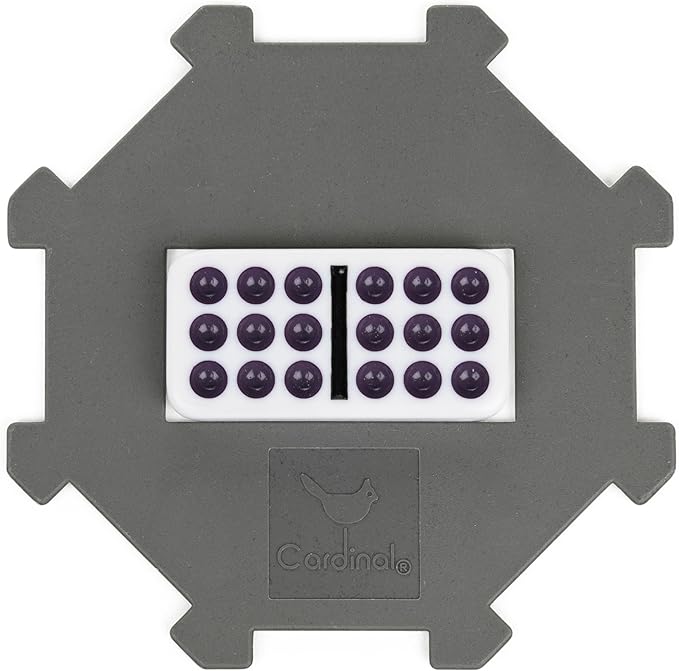 Double Nine Dominoes Set in Storage Tin, for Families and Kids Ages 8 and up