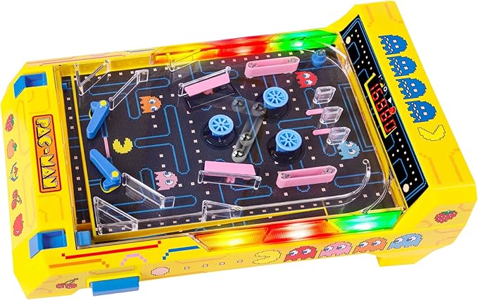 Merchant Ambassador Electronic Arcade Pinball Pac-Man Edition Desktop Game