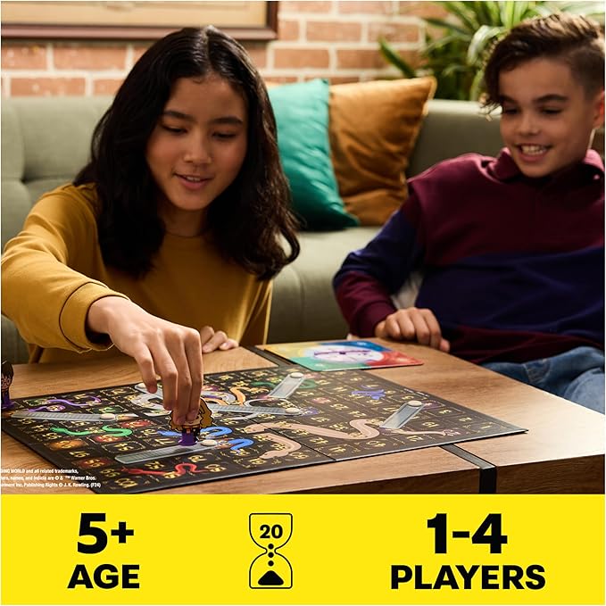 Spin Master Games, Wizarding World of Harry Potter Serpents & Staircases Classic Game, Harry Potter Game for Muggles, for Kids & Family, 1-4 Players, for Ages 5 & Up