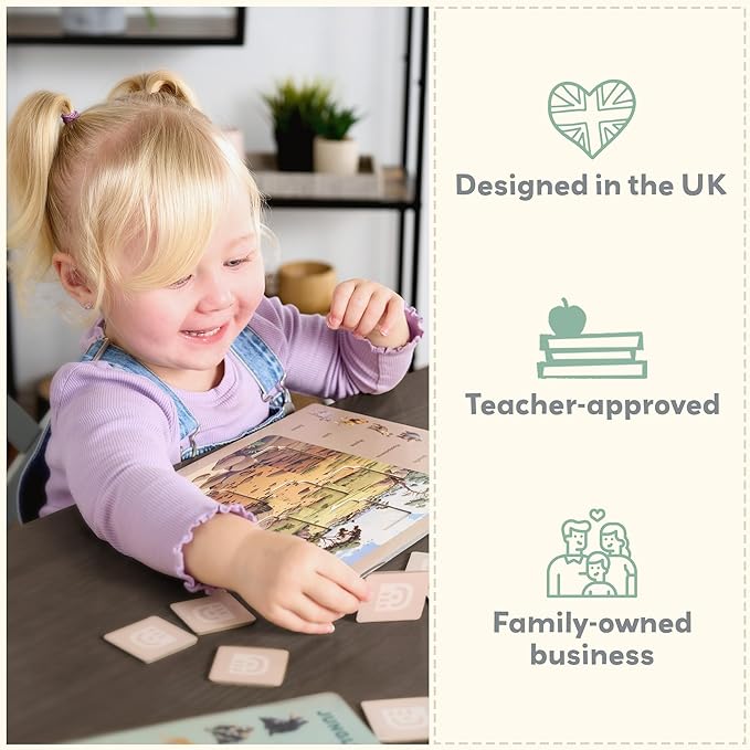Animal Worlds - The Matching Game for Toddlers Ages 3-5 - Memory Game for 3 Year Olds, Family and Toddler Board Games for Kids