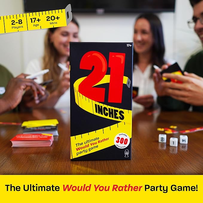 Lucky Egg 21 Inches Game - Engaging Card Games for Adults - Fun Group Games for Parties and Get Togethers - Easy to Play Party Games for Grown Ups and with Friends