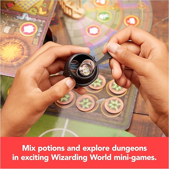 Wizarding World Hogwarts Magical Mayhem 3D Board Game | Harry Potter Game for Families, Adults, & Kids Ages 8 and up