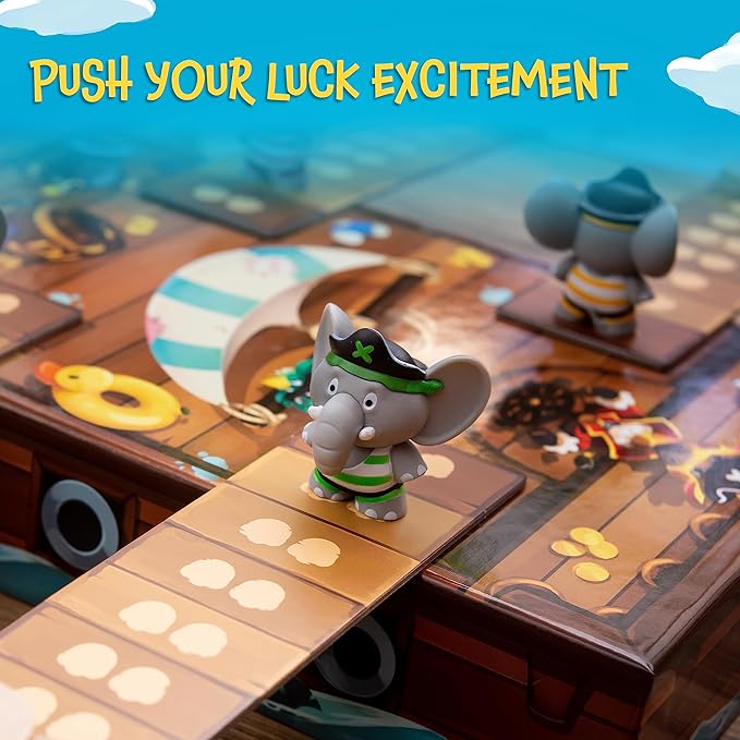 Stomp The Plank - Suspenseful Pirate Brain Game | Engaging Activity for Kids & Adults | Ideal Gift Option | Family Fun Guaranteed