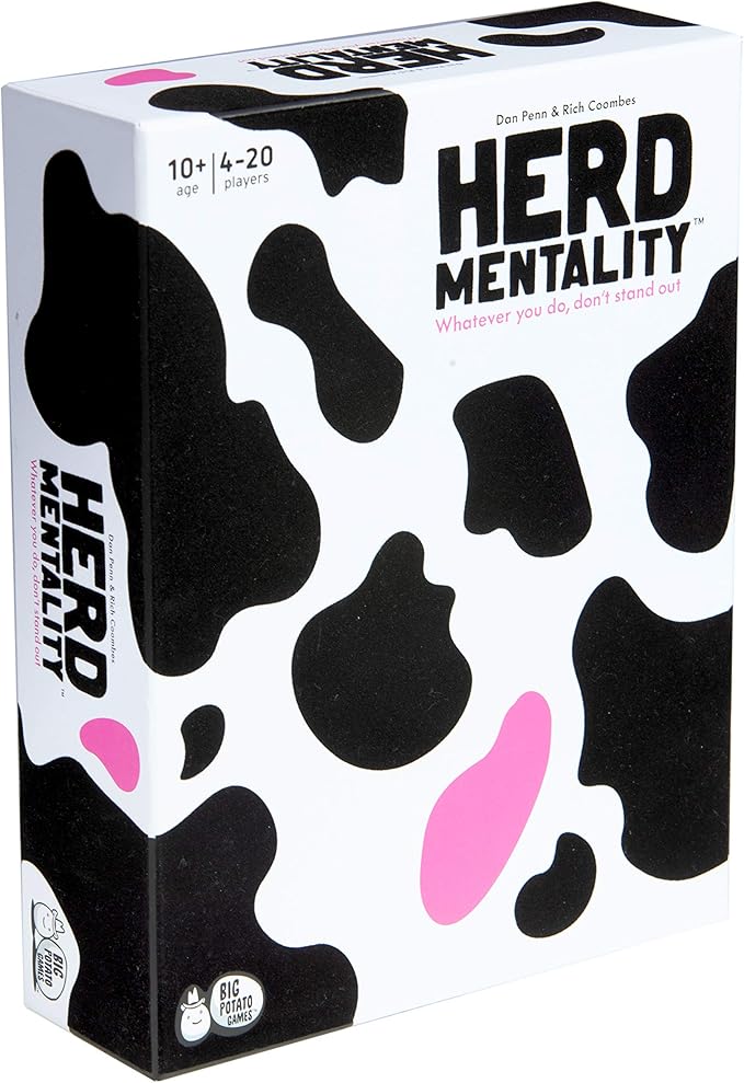 Big Potato Herd Mentality: How Well Do You Know Your Family and Friends? Hilarious Board Game for Ages 10+. 4-20 Players