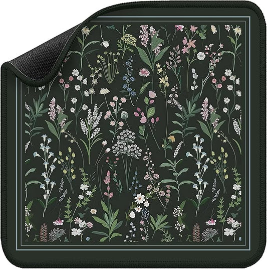 Mahjong Mat for Table - Durable Mahjong Table Cover with Unique Design, Premium Mahjong Accessories, Perfect Mahjong Gifts for Women, Game Mat for Mahjong and Board Game Enthusiasts (Forest Night)