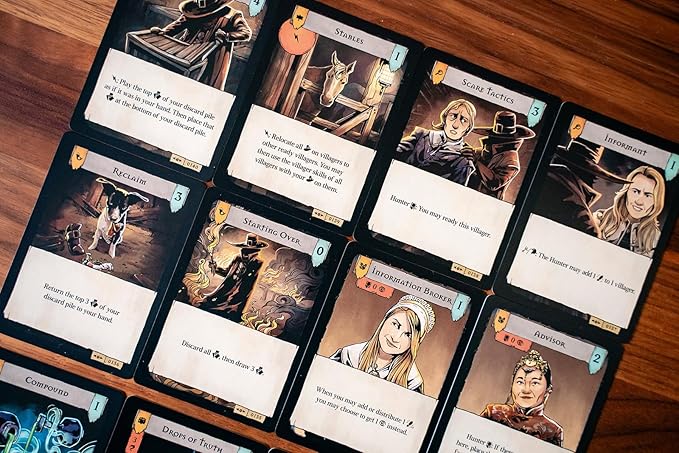Pagan: Fate of Roanoke - Mind Games Expansion Pack, Dueling Witch & Hunter Asymmetrical Deduction Card Game Filled with Intrigue & Mystery, 2 Players, 60 Mins