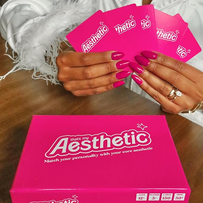 Bubblegum Stuff That's My Aesthetic - Hilarious Fun Personality Game - Discover Your Inner Style - 150 Cards, 8 Possible Cores - are You Cottagecore, Retrocore, or Something Else?