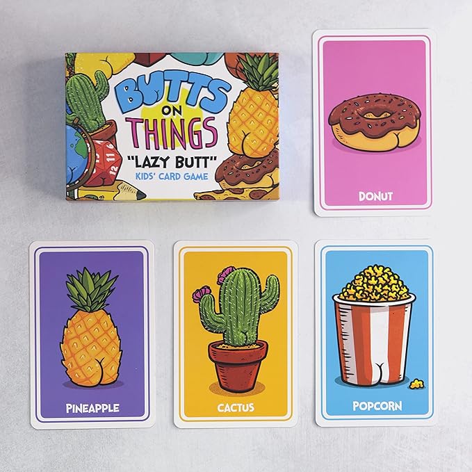 Lazy Butt - Family Card Game by Brian Cook Art