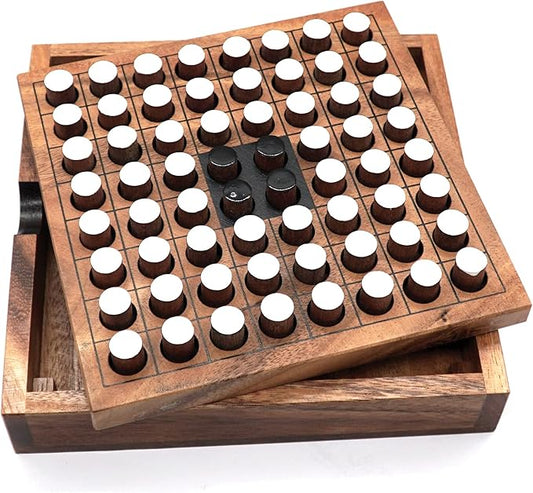 BSIRI Classic Board Game Othello Strategy Games of Family Games for Adults and Children which Playing in 2 Player Board Games to Challenges The Mastermind Game Pieces