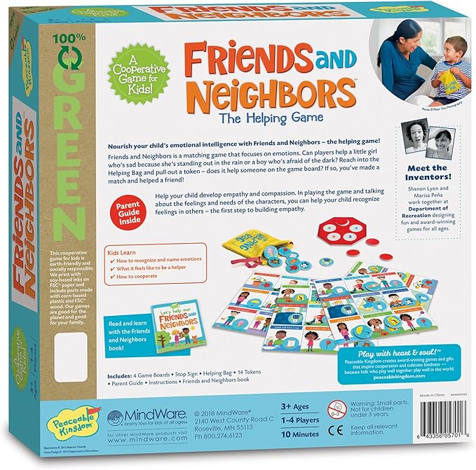 Peaceable Kingdom Friends and Neighbors: The Helping Game Emotional Development Cooperative Game for Kids