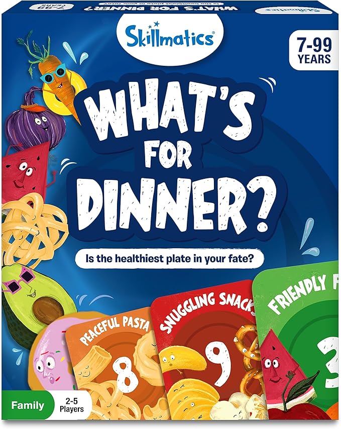 Skillmatics Card Game - What's for Dinner, Fun Strategy & Memory Game, Gifts & Family Friendly Games for Ages 7 and Up