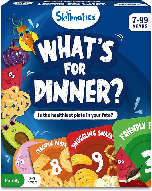 Skillmatics Card Game - What's for Dinner, Fun Strategy & Memory Game, Gifts & Family Friendly Games for Ages 7 and Up