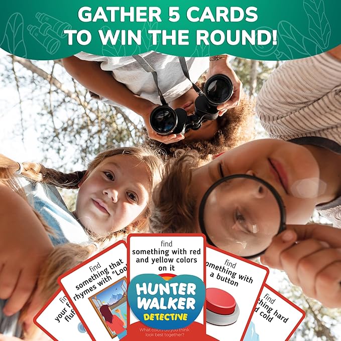 QUOKKA Scavenger Hunt Cards for Kids Ages 4-8 - Indoor Search and Find Activities for Kids Ages 6-8 - Educational Party Games for 6-8 Year Olds
