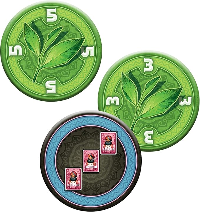 Jaipur Board Game (New Edition) - Fast-Paced Duel of Merchants! Strategic Trading and Market Gameplay for Kids & Adults, Ages 10+, 2 Players, 30 Minute Playtime, Made by Space Cowboys