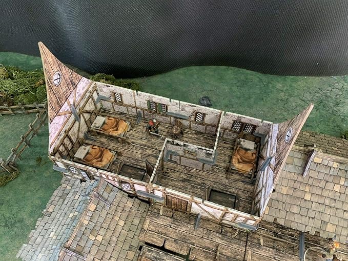 Battle Systems Fantasy Terrain Tavern - 28-35mm DND D&D RPG Wargames Historical/Fantasy Card Scenery