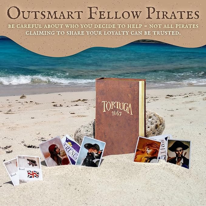 Facade Dark Cites Series Board Game of Strategy, Deceit, and Luck - Card Game for Teens Adults and Family - Deluxe Tortuga 1667