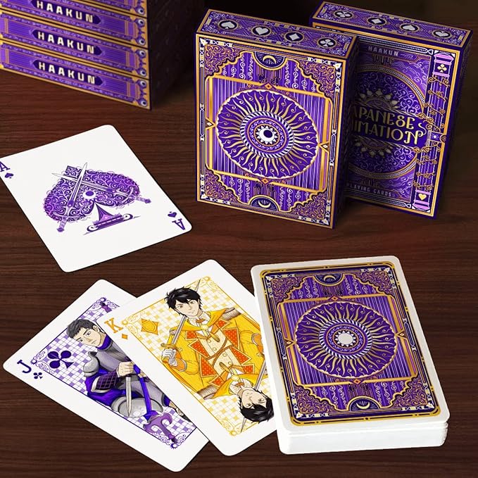 HAAKUN Japanese Animation Playing Cards Cartoon Character Poker Paper Decks
