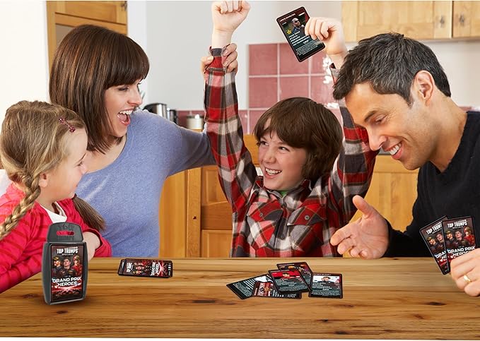 Top Trumps Card Game F1 Grand Prix Heroes - Family Games for Kids and Adults - Learning Games - Kids Card Games for 2+ Players - Kid War Games - Card Games for Families - Card Wars - for 15 Plus Kids