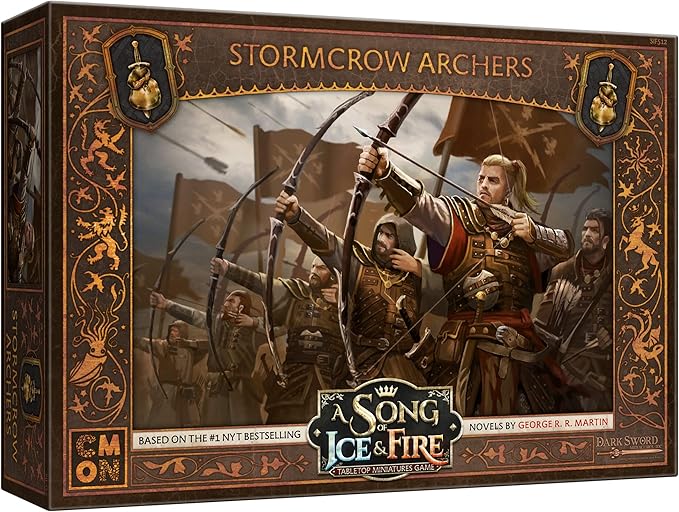 A Song of Ice and Fire Tabletop Miniatures Stormcrow Archers Unit Box - Deadly Mercenary Marksmen, Strategy Game for Adults, Ages 14+, 2+ Players, 45-60 Minute Playtime, Made by CMON