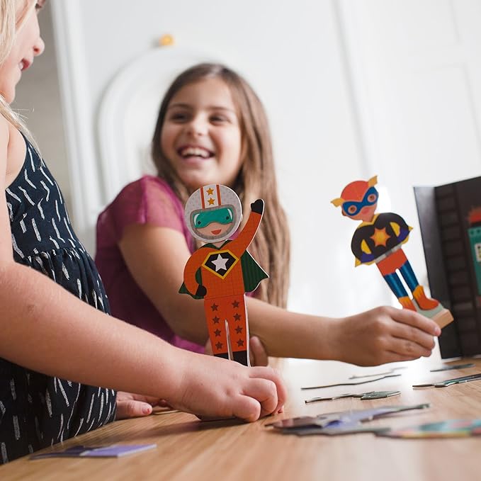 Petit Collage, Dress-Up Magnetic Superheroes