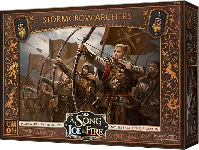 A Song of Ice and Fire Tabletop Miniatures Stormcrow Archers Unit Box - Deadly Mercenary Marksmen, Strategy Game for Adults, Ages 14+, 2+ Players, 45-60 Minute Playtime, Made by CMON