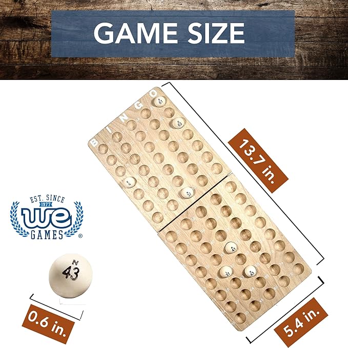 WE Games Old-Time Bingo Set