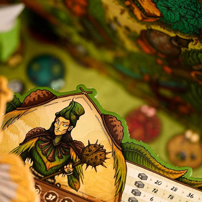 Garden Nation - War and Building Board Game,, Ages 10+, 2-4 Players, 60 Min