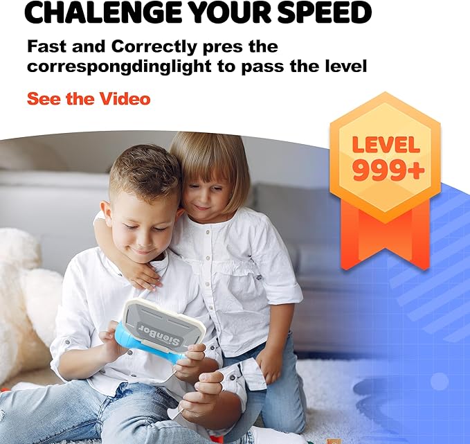 Handheld Game for 6-12, Sensory Fidget Toys for Kids 8-12, Boys&Girl ADHD Toys,999 Levels. 4 Modes，Birthday Gifts for Boys Girls，Fidget Toys for Kids Age 6-12