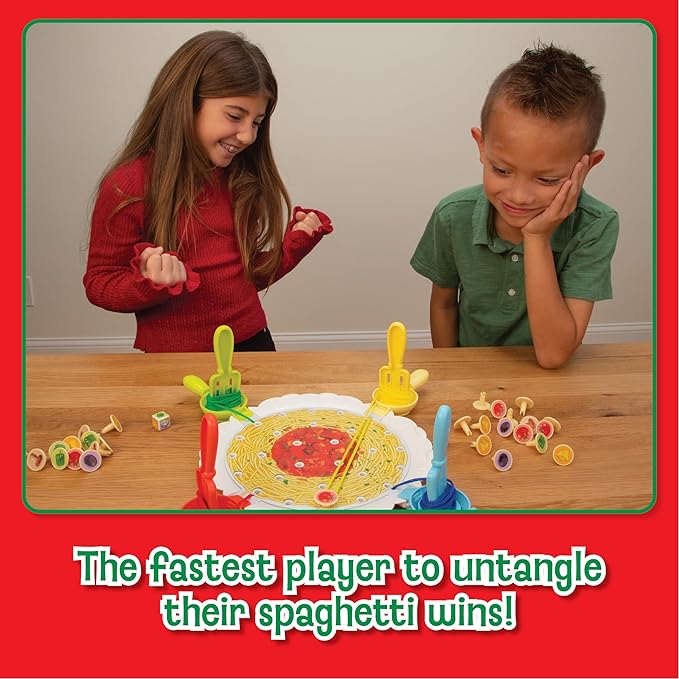 Ready Set Spaghetti Board Game – Kids Games, Family Game, Multi-Player, Board Games for Family Night, Preschool Toys, Hand-Eye-Coordination Game, Ages 6+