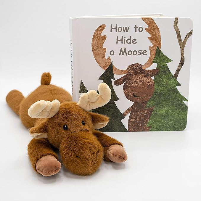 Mary Meyer Board Book, 8 x 8-Inches, How to Hide a Moose
